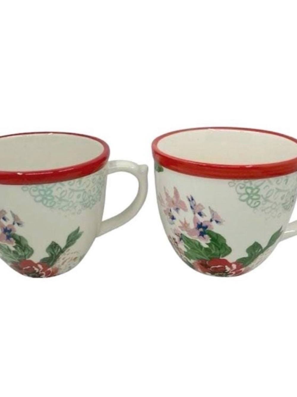 The Pioneer Woman Country Garden Floral Ceramic Coffee Mugs Set of 2